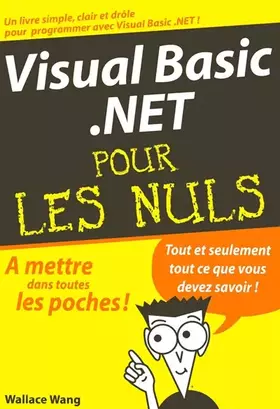 Couverture du produit · Visual Basic.net Poche pour les Nuls