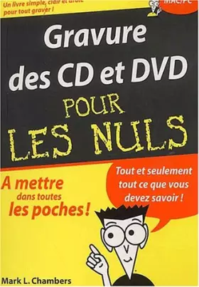 Couverture du produit · Gravure des CD et DVD