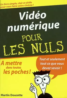 Couverture du produit · La vidéo numérique