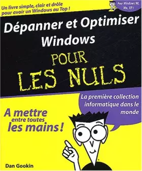 Couverture du produit · Dépanner et optimiser Windows XP pour les nuls