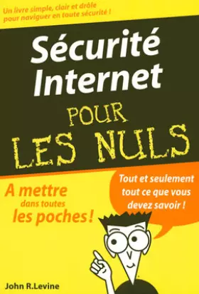 Couverture du produit · Sécurité sur Internet