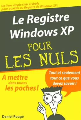 Couverture du produit · Le registre Widows XP