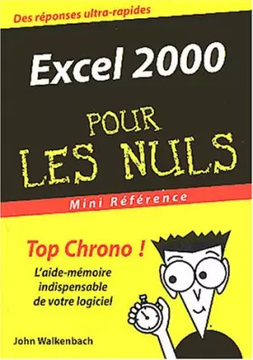 Couverture du produit · Excel 2000