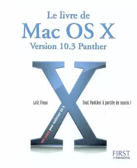 Couverture du produit · Le livre de MAC OS X.3 Panther