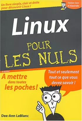 Couverture du produit · Linux poche pour les nuls