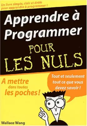 Couverture du produit · Apprendre à programmer