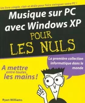 Couverture du produit · Musique sur PC avec Windows XP