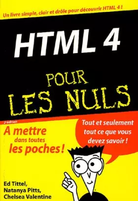 Couverture du produit · HTML 4 pour les Nuls