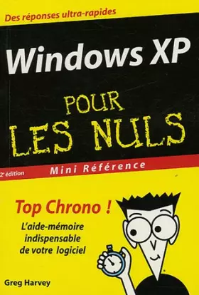 Couverture du produit · Windows XP pour les Nuls