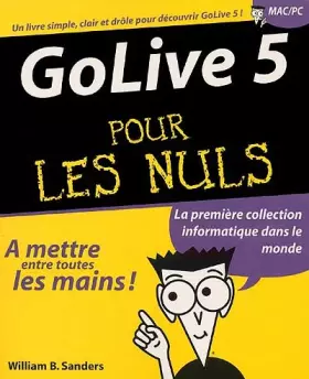 Couverture du produit · Golive 5 pour les nuls