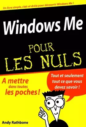 Couverture du produit · Windows Me Poche pour les Nuls