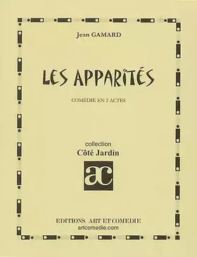 Couverture du produit · LES APPARITES COMEDIE EN 2 ACTES