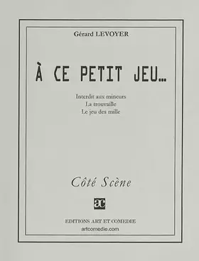 Couverture du produit · À ce petit jeu...