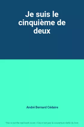 Couverture du produit · Je suis le cinquième de deux