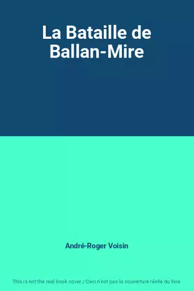 Couverture du produit · La Bataille de Ballan-Mire