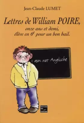 Couverture du produit · Lettres de William Poire