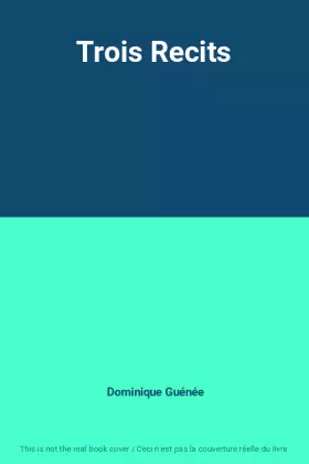 Couverture du produit · Trois Recits