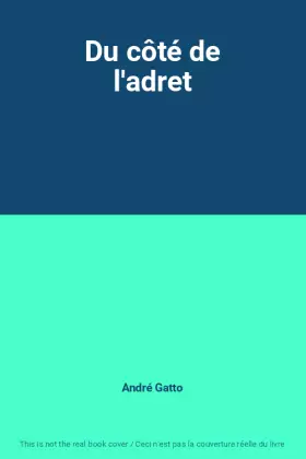 Couverture du produit · Du côté de l'adret