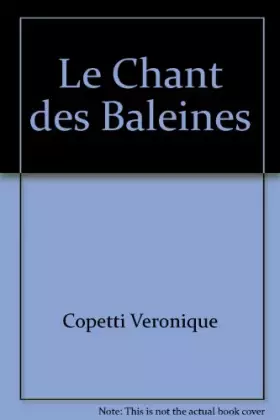 Couverture du produit · Le chant des baleines - roman
