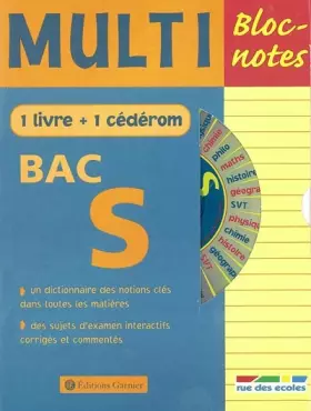 Couverture du produit · Multi Bloc-notes Bac S (1 CD-Rom inclus)
