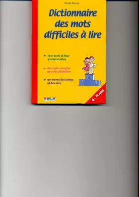 Couverture du produit · Dictionnaire des mots difficiles à dire