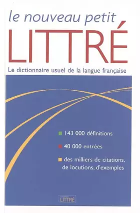 Couverture du produit · Le Nouveau Petit Littré