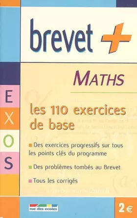 Couverture du produit · Maths : Les exercices de base