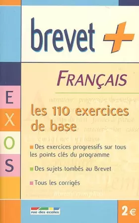 Couverture du produit · Français : Les 110 exercices de base