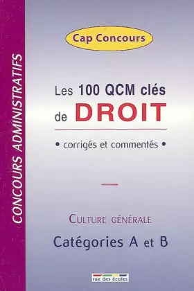 Couverture du produit · QCM droit