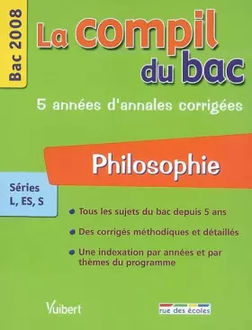 Couverture du produit · Philosophie séries L, ES, S