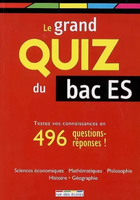 Couverture du produit · Le grand quiz bac ES