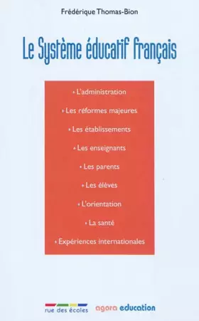 Couverture du produit · Le système éducatif français