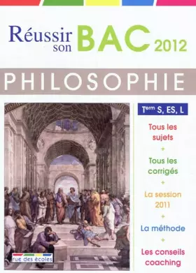 Couverture du produit · Philosophie Tle L, ES, S