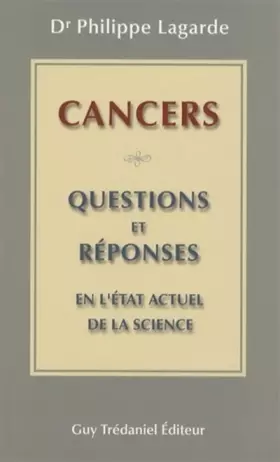 Couverture du produit · Cancer : questions et réponses