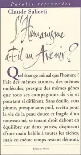 Couverture du produit · L'humanisme a-t-il un avenir ?
