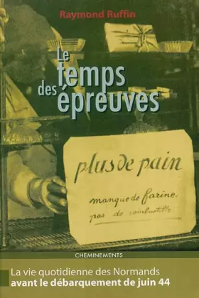 Couverture du produit · Le temps des épreuves