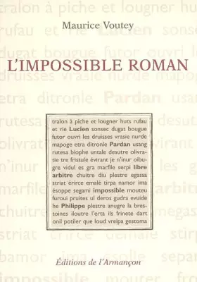Couverture du produit · L'impossible roman