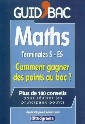 Couverture du produit · Maths terminales S - ES