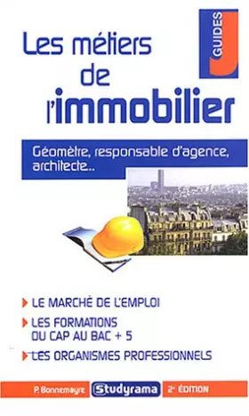 Couverture du produit · Les métiers de l'immobilier