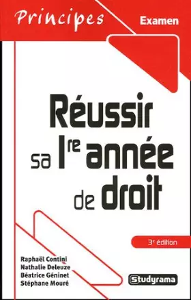 Couverture du produit · Réussir sa 1e année de droit