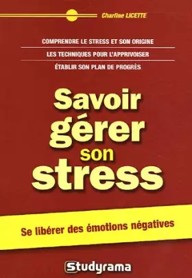 Couverture du produit · Savoir gérer son stress