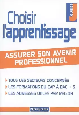 Couverture du produit · Choisir l'apprentissage