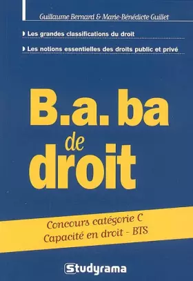 Couverture du produit · B.a ba du droit