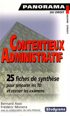 Couverture du produit · Contentieux administratif