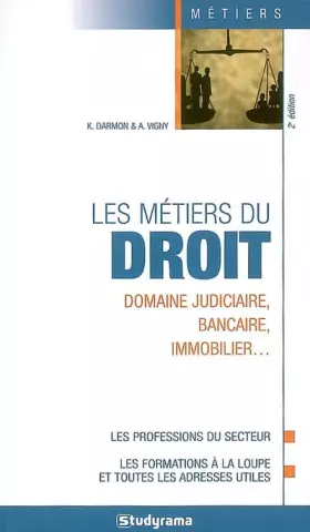 Couverture du produit · Les métiers du droit
