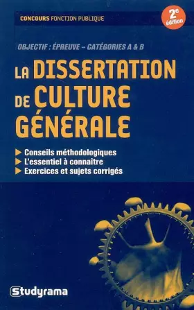 Couverture du produit · La dissertation de culture générale