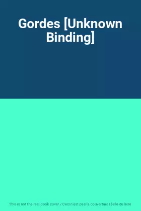 Couverture du produit · Gordes [Unknown Binding]