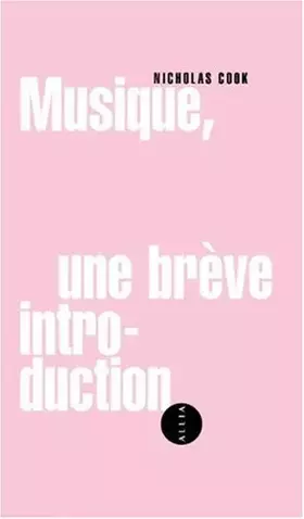Couverture du produit · Musique, une brève introduction