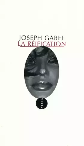 Couverture du produit · La Réification