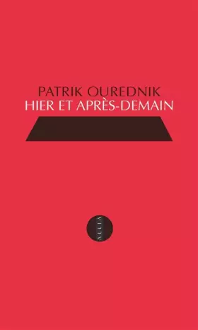 Couverture du produit · Hier et après-demain